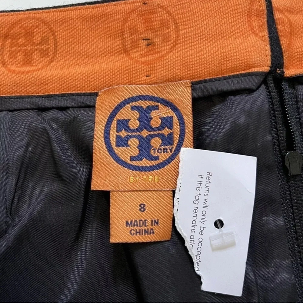 TORY BURCH Wool Skirt Pencil size 8 Grey NWOT